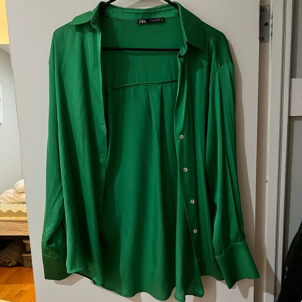 Zara button down shirt